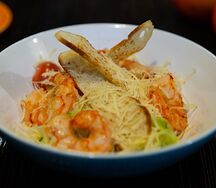 Цезарь с креветками