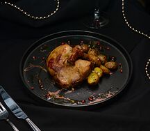 Пряный цыпленок с молодым картофелем