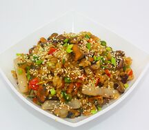 Вок Рис с морепродуктами