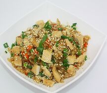 Вок Рис с куриным филе