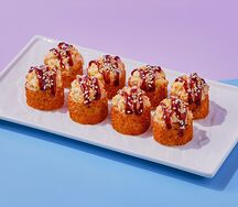 Запеченный Шичими-ролл с креветкой