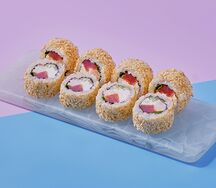 Ролл с тунцом и креветкой