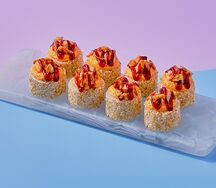 Запеченный ролл с курицей