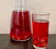 Компот вишневый собственного приготовления