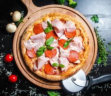 Пицца Четыре мяса 28 см
