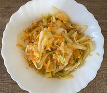 Капуста с морковью 