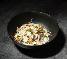 Паста с курочкой и грибами