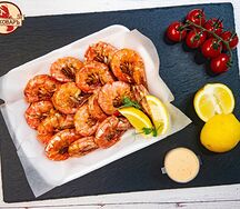 Жареные аргентинские креветки (лангустины)