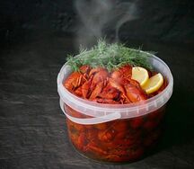Мелкие варёные раки