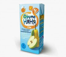 Сок детский ФрутоНяня яблоко-груша с мякотью