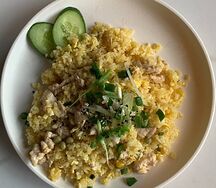 Жаренный рис с курицей