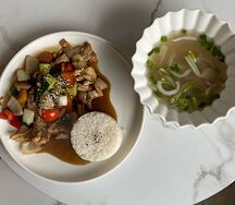 Ком Тхит Лон Сао Овощной