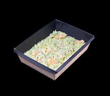 Паста орзо с креветками и цукини
