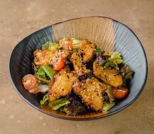 С карамелизированной курицей