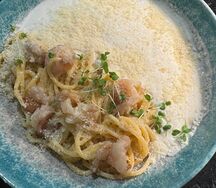 Паста с креветками