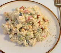 Салат с крабовыми палочками