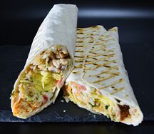 Со свининой и сыром