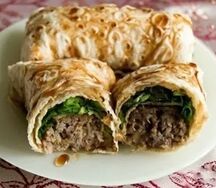 Люля-кебаб из курицы в лаваше
