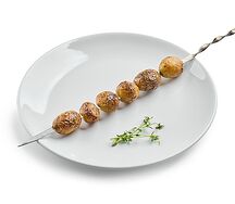 Картошка на мангале