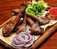 Шашлык из корейки баранины