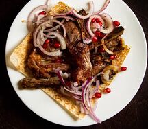 Шашлык из корейки баранины