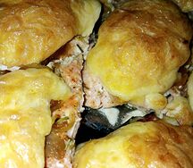Горбуша под овощами