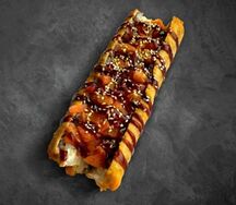 Роллдог с лососем