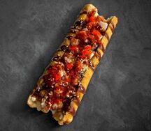 Роллдог с креветкой