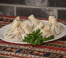 Хинкали с бараниной