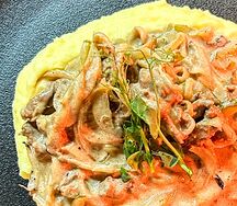 Бефстроганов с говядиной и грибами