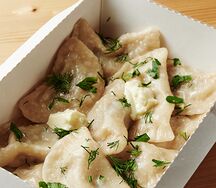 Вареники с картофелем и грибами