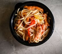 Лапша удон с курицей