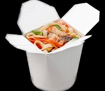 Удон с курицей и соусом терияки