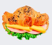 Круассан с ветчиной и сыром