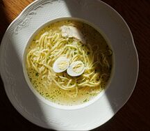Лапша с цыпленком 