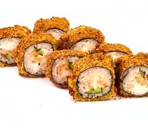 Огненный ролл с креветками