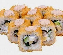 Креветка с ореховым соусом
