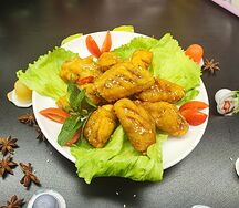 Крылышки с рыбным соусом