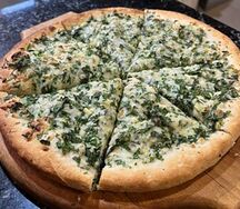 Хачапури по-кавказски с зеленью