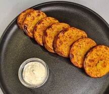 Молодой картофель на углях