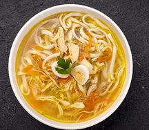 Суп куриный с лапшой