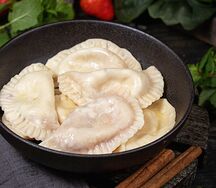 Вареники с клубникой 