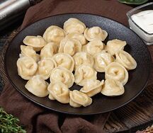 Пельмени с куриным филе