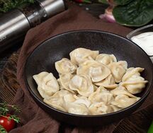 Пельмени с говядиной и свининой