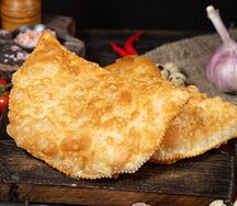 Чебурек с сыром и зеленью