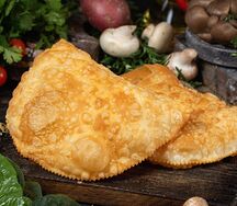 Чебурек с картофелем и грибами 