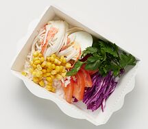 Салат с крабовым мясом 