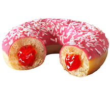 Донат Клубничный