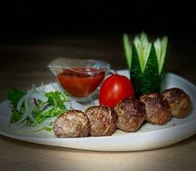 Шашлык с сыром
