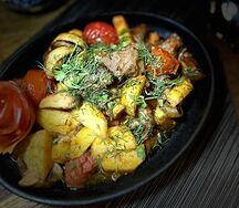 Жаровня с картофелем